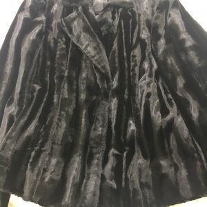 Inc international faux fur coat small